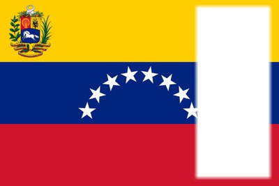 Venezuela bandera フォトモンタージュ