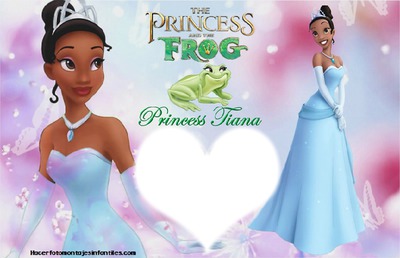 Princesa Tiana Fotomontáž