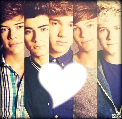 One direction coeur Fotomontage