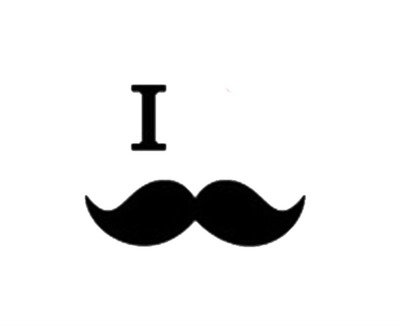 Love Moustache Fotomontaggio