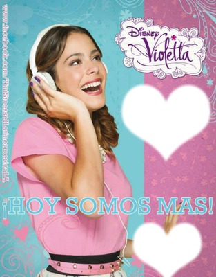 Violetta Hoy somos mas Photo frame effect