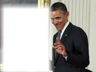 Obama rigolo Fotomontagem