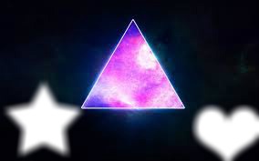 triangulo galaxia Fotomontaža