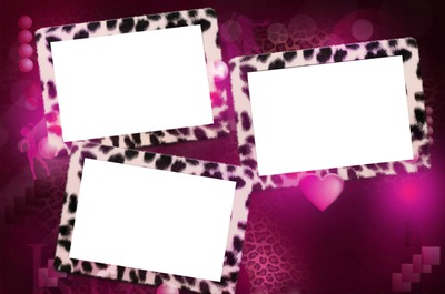 PARTY AND KISS Photo frame effect