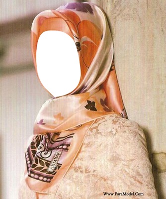 Hijab's so beauty Photo frame effect