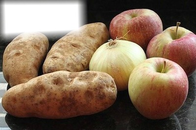 фрукты овощи Montaje fotografico