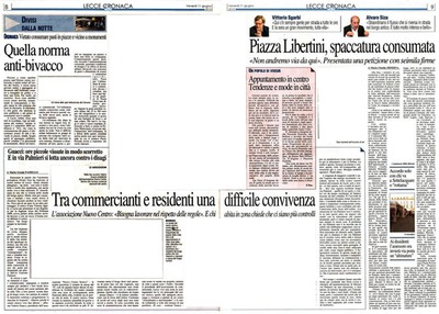il quotidiano di Lecce Fotomontage