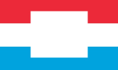 Luxembourg flag Fotomontage