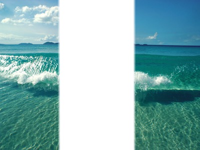 plage Fotomontage