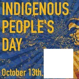 Indigenous People Photo frame effect