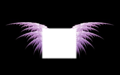 ailes d anges mauves Photomontage
