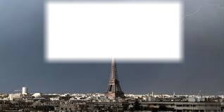 Paris Tempête Photo frame effect