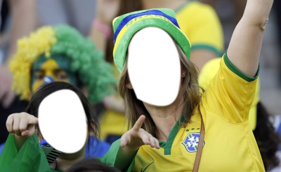 Brazil Photo frame effect