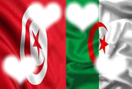 algerie tunisie Fotomontasje