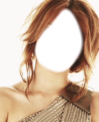 Face of Miley Curys Fotomontaža
