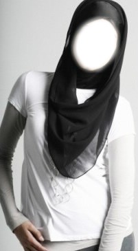 hijab al Fotomontasje