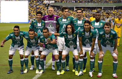 equipo LEON CAMPEON DE MEXICO Fotomontāža