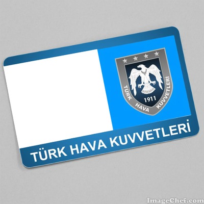 Türk Hava Kuvvetleri Kart Fotomontaż