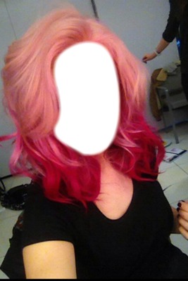 Perrie Edward Pink Hair Fotomontáž
