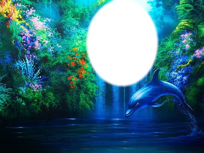 delfin 1 foto Fotomontagem