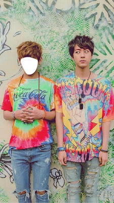 BTS - Tae & Jin <3 Photo frame effect
