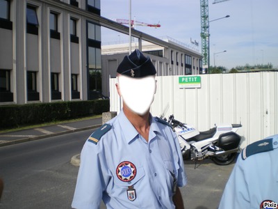 police Fotomontažas