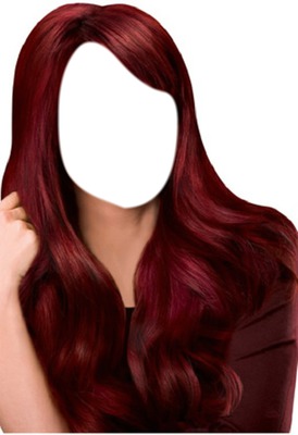 Hair orange Fotomontage