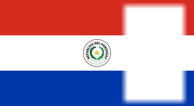 Paraguay flag Fotomontaggio