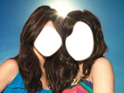 Selena & Demi Montaje fotografico