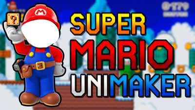 Super Mario UniMaker Fotomontaža