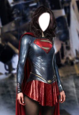 supergirl Fotomontaža