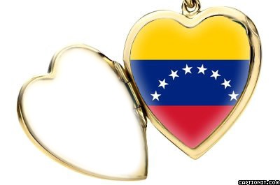 VENEZUELA FLAG LOCKET Photo frame effect