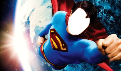 Super Man Photomontage