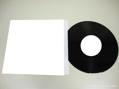 Vinyl y caratula Fotomontáž