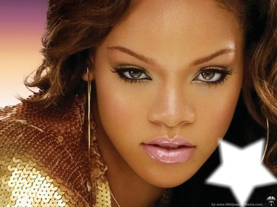 Rihanna Star フォトモンタージュ