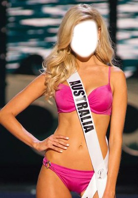 Miss Universe Australia Photomontage