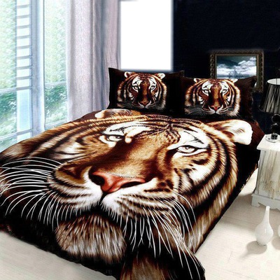 lit de tigre Photomontage