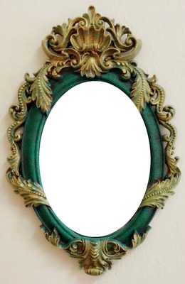 cadre ovale Fotomontáž