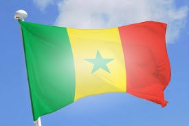 Drapeau Senegal フォトモンタージュ