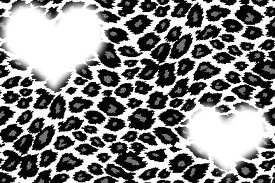 coeur léopard Fotomontage