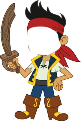 jack et les pirates フォトモンタージュ