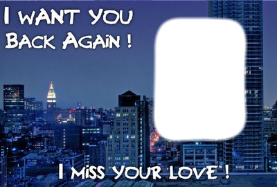 miss you love 1 Photomontage
