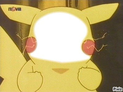 Pikachu Photo frame effect