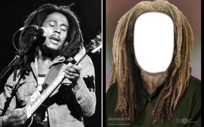 Bob Marley Fotomontaż