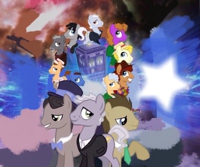 MLP doctor who Photo frame effect