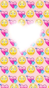 emoji hearts Fotomontasje