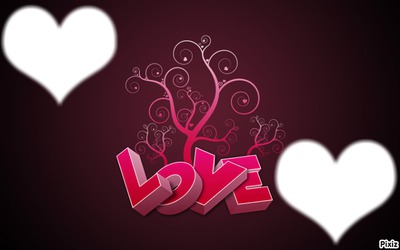 love love 2 Fotomontaż