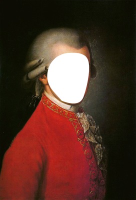 Mozart Figura Intera フォトモンタージュ