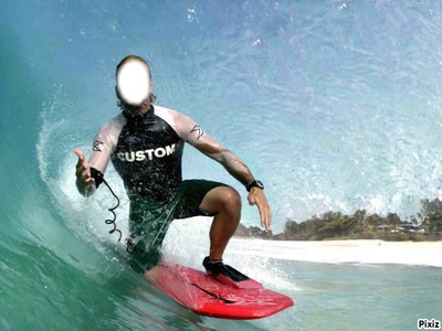 surfeur Fotomontage