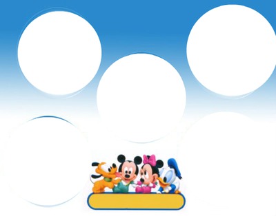 Mickey Mouse bebes Photo frame effect